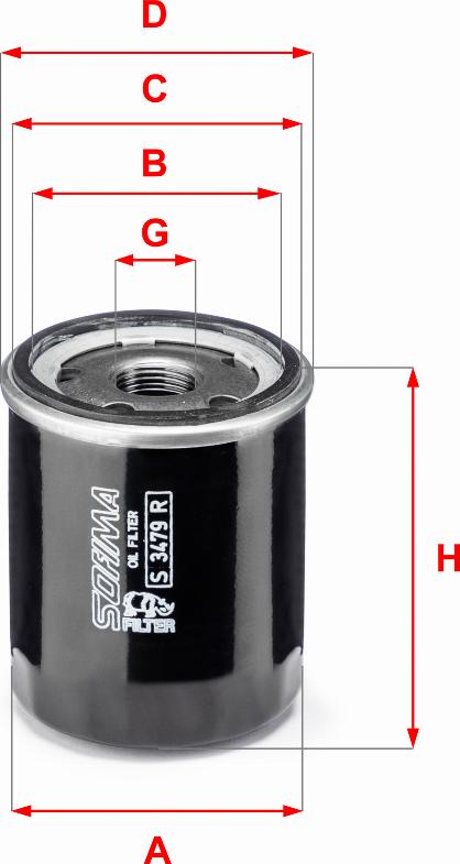 Sofima S 3479 R - Filtre à huile cwaw.fr