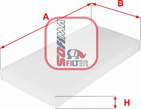 Sofima S 3045 C - Filtre, air de l'habitacle cwaw.fr