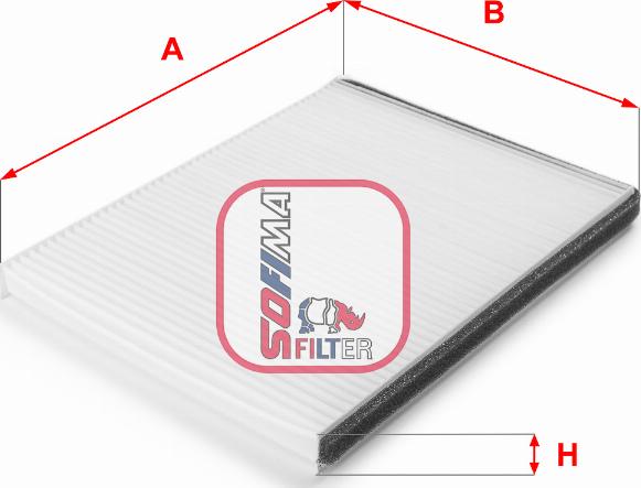 Sofima S 3041 C - Filtre, air de l'habitacle cwaw.fr