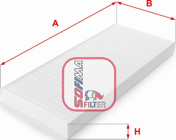 Sofima S 3069 C - Filtre, air de l'habitacle cwaw.fr