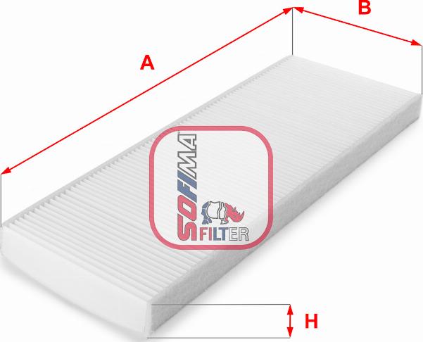 Sofima S 3014 C - Filtre, air de l'habitacle cwaw.fr