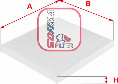 Sofima S 3088 C - Filtre, air de l'habitacle cwaw.fr