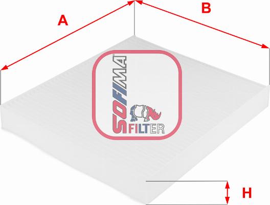 Sofima S 3031 C - Filtre, air de l'habitacle cwaw.fr