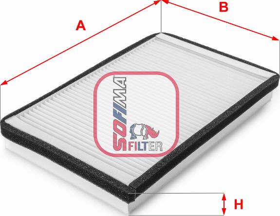 Sofima S 3033 C - Filtre, air de l'habitacle cwaw.fr