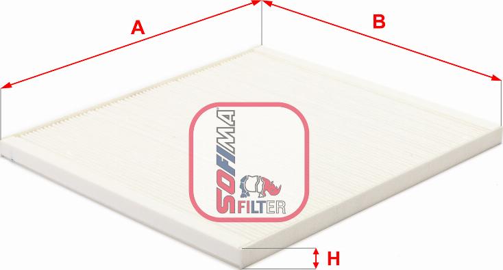 Sofima S 3074 C - Filtre, air de l'habitacle cwaw.fr