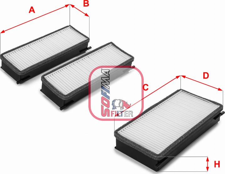 Sofima S 3070 C - Filtre, air de l'habitacle cwaw.fr