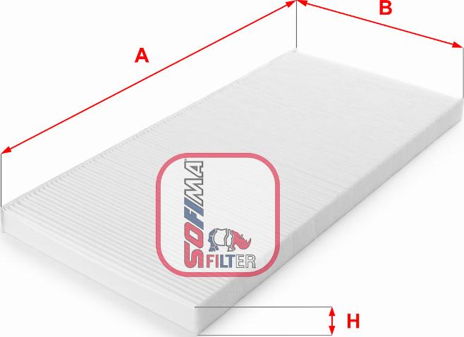 Sofima S 3078 C - Filtre, air de l'habitacle cwaw.fr