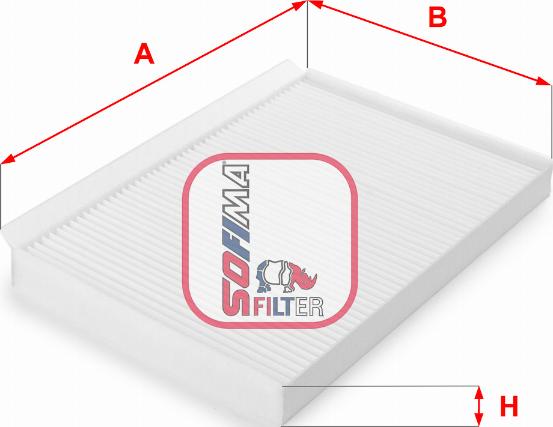 Sofima S 3152 C - Filtre, air de l'habitacle cwaw.fr