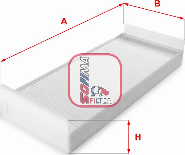 Sofima S 3165 C - Filtre, air de l'habitacle cwaw.fr