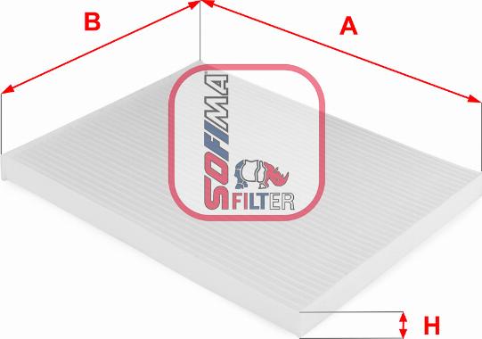 Sofima S 3124 C - Filtre, air de l'habitacle cwaw.fr