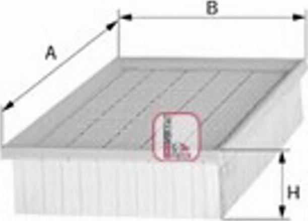 Sofima S 3860 A - Filtre à air cwaw.fr