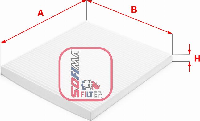 Sofima S 3390 C - Filtre, air de l'habitacle cwaw.fr