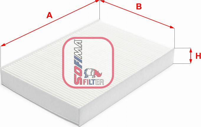 Sofima S 3389 C - Filtre, air de l'habitacle cwaw.fr