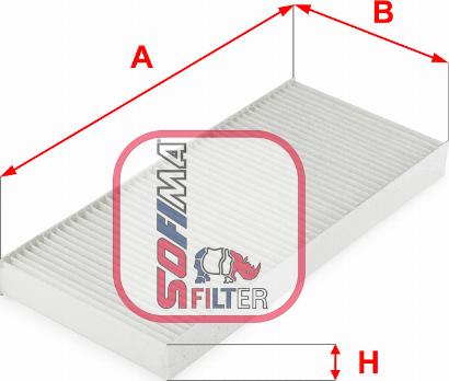 Sofima S 3328 C - Filtre, air de l'habitacle cwaw.fr