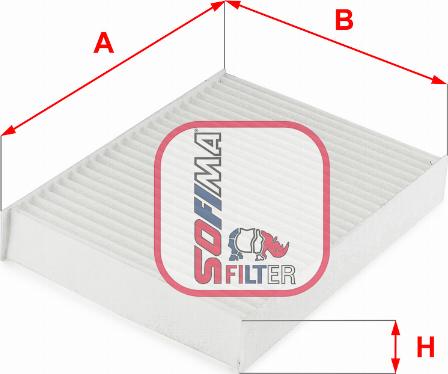 Sofima S 3299 C - Filtre, air de l'habitacle cwaw.fr