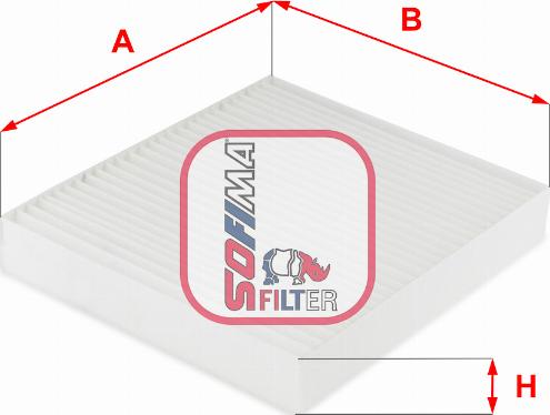 Sofima S 3249 C - Filtre, air de l'habitacle cwaw.fr