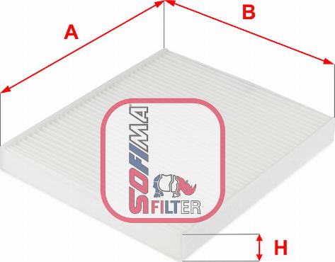 Sofima S 3243 C - Filtre, air de l'habitacle cwaw.fr