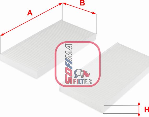 Sofima S 3259 C - Filtre, air de l'habitacle cwaw.fr