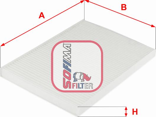 Sofima S 3252 C - Filtre, air de l'habitacle cwaw.fr