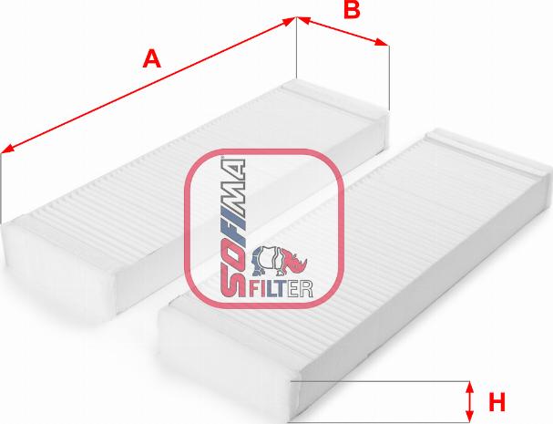 Sofima S 3226 C - Filtre, air de l'habitacle cwaw.fr