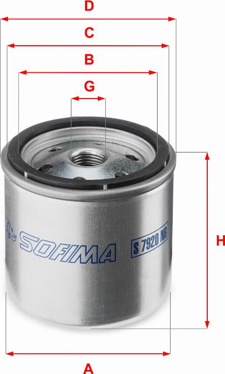 Sofima S 7920 NR - Filtre à carburant cwaw.fr