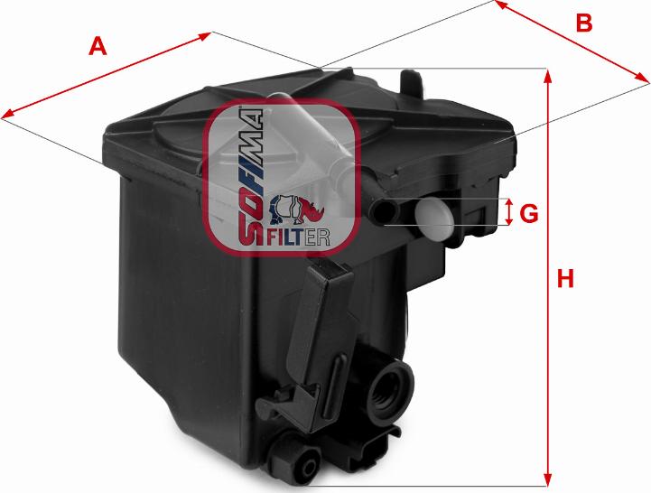 Sofima S 7420 NR - Filtre à carburant cwaw.fr