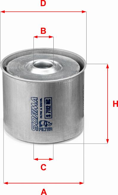 Sofima S 7112 NC - Filtre à carburant cwaw.fr