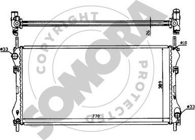 Somora 094441 - Radiateur, refroidissement du moteur cwaw.fr