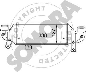 Somora 093445 - Intercooler, échangeur cwaw.fr