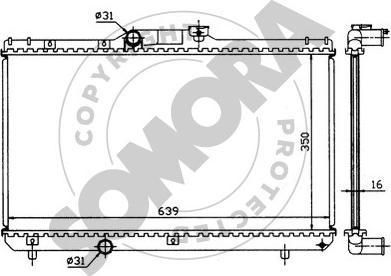 Somora 314140 - Radiateur, refroidissement du moteur cwaw.fr