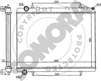 Somora 221340C - Radiateur, refroidissement du moteur cwaw.fr