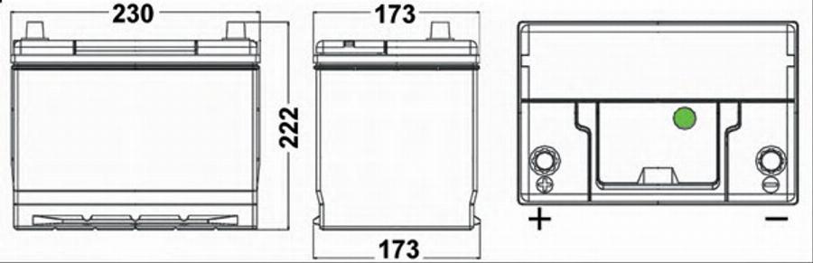 Sonnak SA655 - Batterie de démarrage cwaw.fr