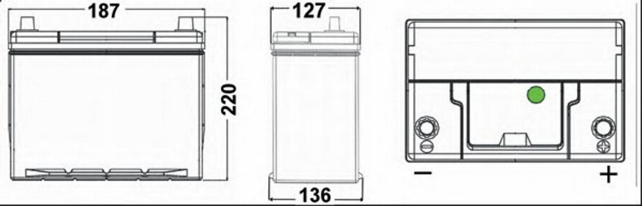 Sonnak SA386 - Batterie de démarrage cwaw.fr