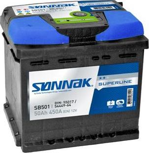 Sonnak SB501 - Batterie de démarrage cwaw.fr