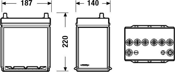 Sonnak SB356A - Batterie de démarrage cwaw.fr