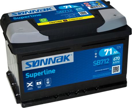 Sonnak SB712 - Batterie de démarrage cwaw.fr