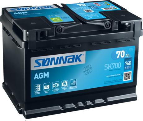 Sonnak SK700 - Batterie de démarrage cwaw.fr