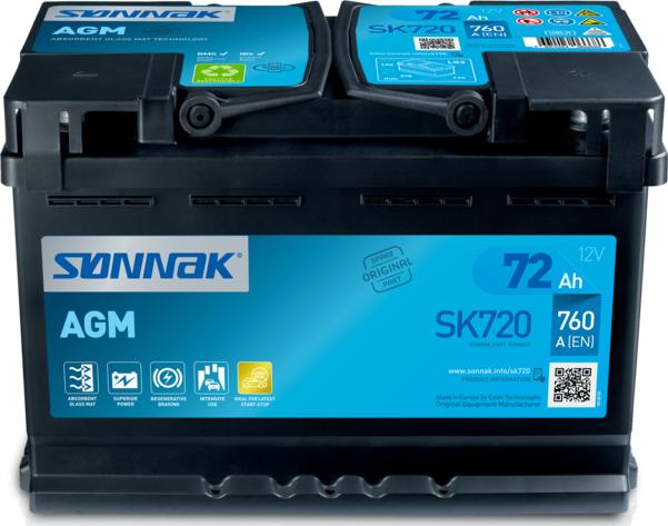 Sonnak SK720 - Batterie de démarrage cwaw.fr