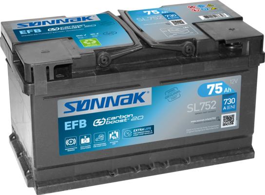 Sonnak SL752 - Batterie de démarrage cwaw.fr