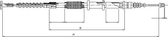 SONOVA CM00090 - Tirette à câble, frein de stationnement cwaw.fr