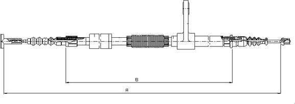 SONOVA CM00190 - Tirette à câble, frein de stationnement cwaw.fr