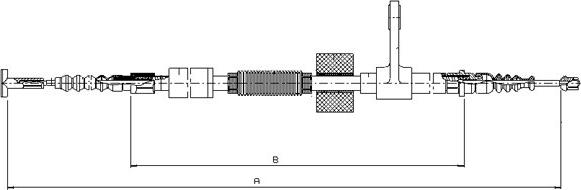 SONOVA CM00170 - Tirette à câble, frein de stationnement cwaw.fr