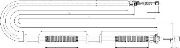 SONOVA CM03880 - Tirette à câble, frein de stationnement cwaw.fr