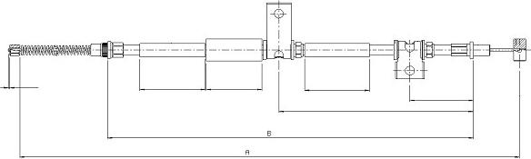 SONOVA CM16610 - Tirette à câble, frein de stationnement cwaw.fr