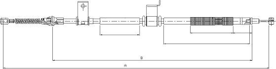 SONOVA CM12780 - Tirette à câble, frein de stationnement cwaw.fr