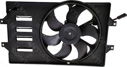 SONTIAN ZD1681236 - Ventilateur, refroidissement du moteur cwaw.fr