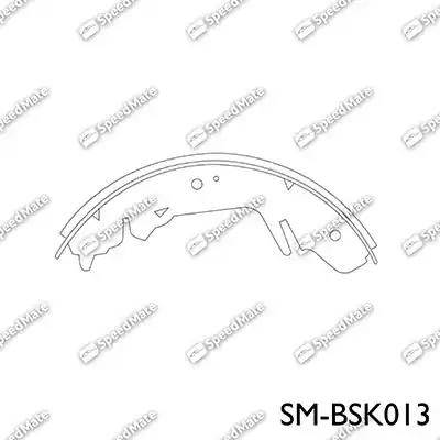 SpeedMate SM-BSK013 - Jeu de mâchoires de frein cwaw.fr