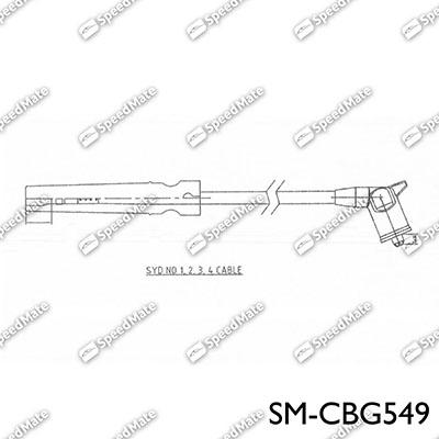 SpeedMate SM-CBG549 - Kit de câbles d'allumage cwaw.fr