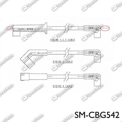 SpeedMate SM-CBG542 - Kit de câbles d'allumage cwaw.fr