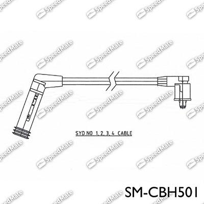 SpeedMate SM-CBH501 - Kit de câbles d'allumage cwaw.fr